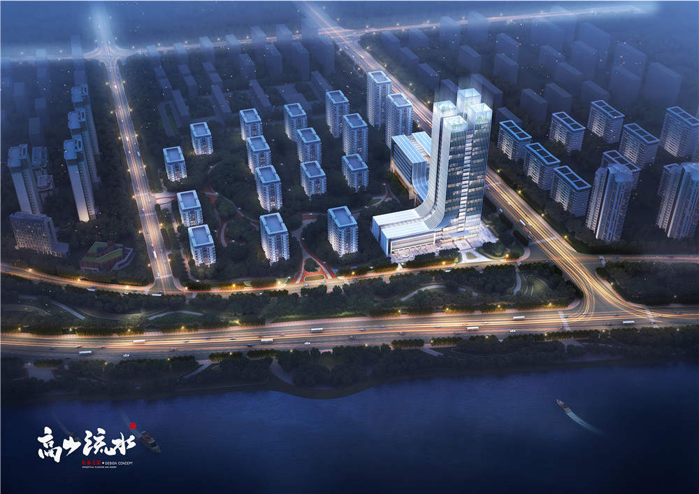 長(cháng)者之家-高山流水夜景